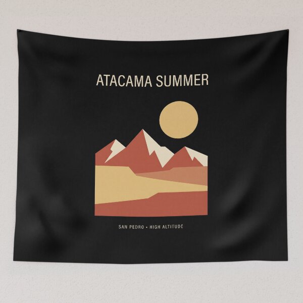 Item preview, Atacama Summer San Pedro Mountain Landscape Poster designed and sold by SplashTastic.