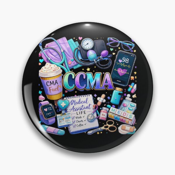 Item preview, CCMA Medical Assistant Design  |  Healthcare Aesthetic Graduation Gift designed and sold by Divine Boutique.