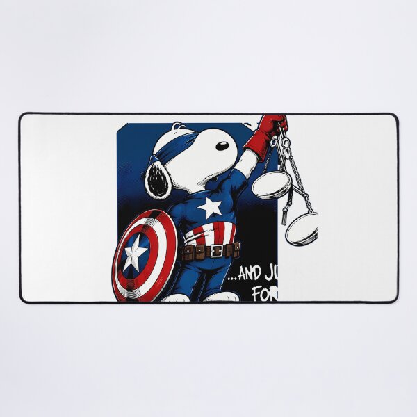 Item preview, Snoopy Captain America Metallica Justice designed and sold by ArtistAlgo.