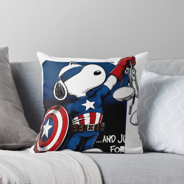 Item preview, Snoopy Captain America Metallica Justice designed and sold by ArtistAlgo.