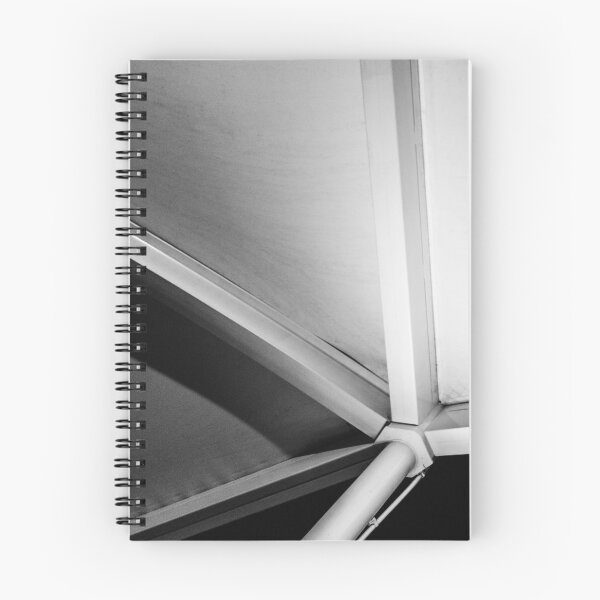 Item preview, Geometric Metal Corner in Black and White Architecture Abstract Photograph with Sharp Angles designed and sold by Nmallia.
