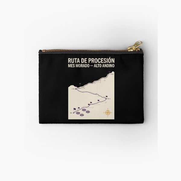 Item preview, Ruta De Procesion Mes Morado Alto Andino Map designed and sold by SplashTastic.
