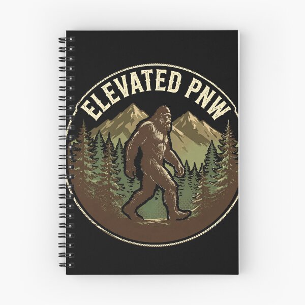 Item preview, Elevated PNW Bigfoot Badge Shirt - Sasquatch Pacific Northwest designed and sold by ElevatedPNW.
