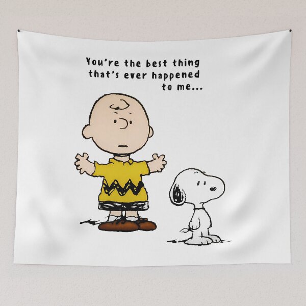 Item preview, Charlie Brown And His Dog Snoopy  designed and sold by ArtistAlgo.