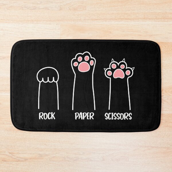 Item preview, Cute Cat Paws Rock Paper Scissors Game Art designed and sold by SoyLamderma.