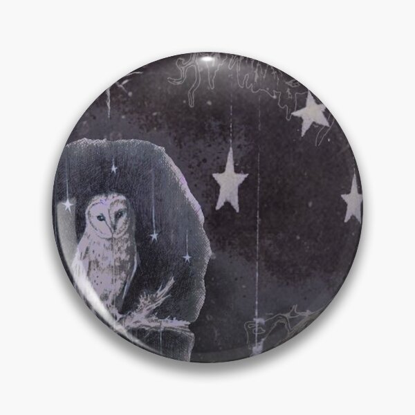 Item preview, Purple whimsigoth aesthetic, Vintage Celestial Moon & Barn Owl - Dark Whimsigoth Collage Aesthetic designed and sold by BrontesWhimsyStore.