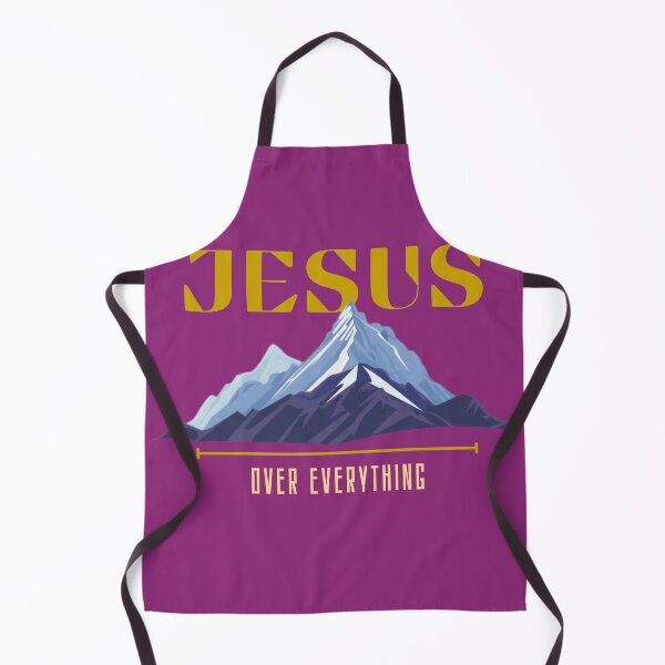 Item preview, Jesus Over Everything | Christian Mountain Graphic Art designed and sold by Emmafeystilo.