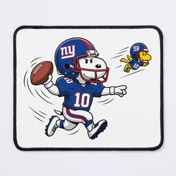 Item preview, Snoopy & Woodstock New York Giants Football Retro F126 designed and sold by GLUVY-THEME.