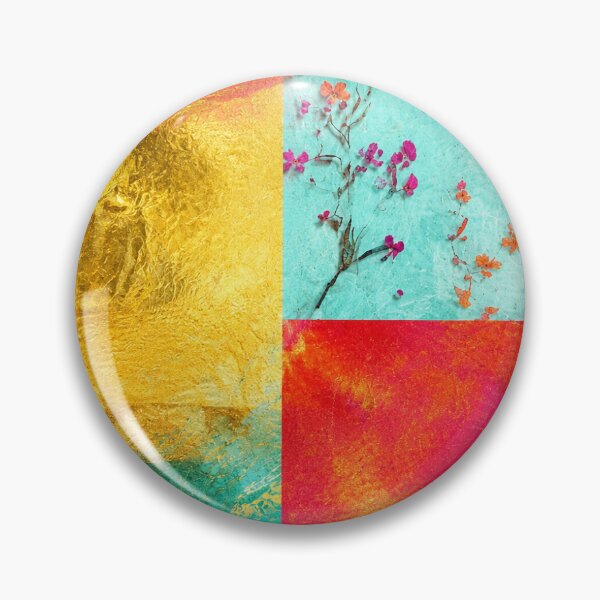 Item preview, Vibrant Floral Abstract Color Block – Colorful Modern Art Design designed and sold by vinothmech53.