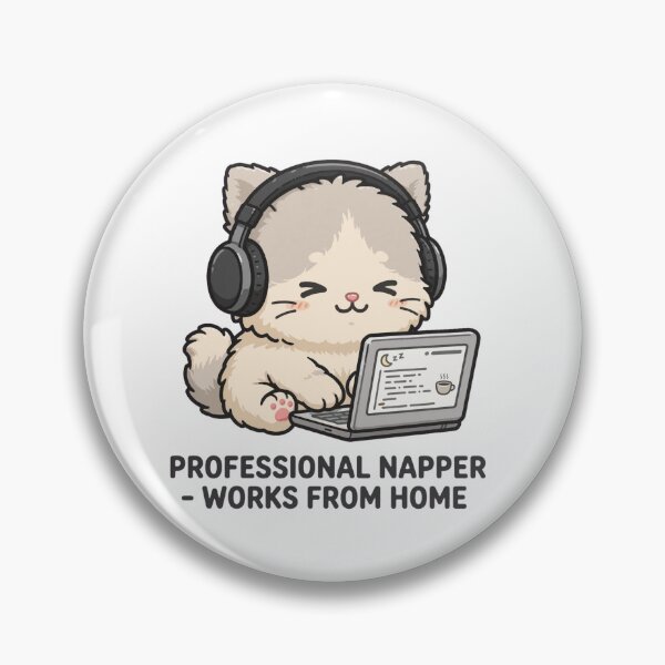 Item preview, Professional Napper - Works From Home designed and sold by GeeklyShirts.