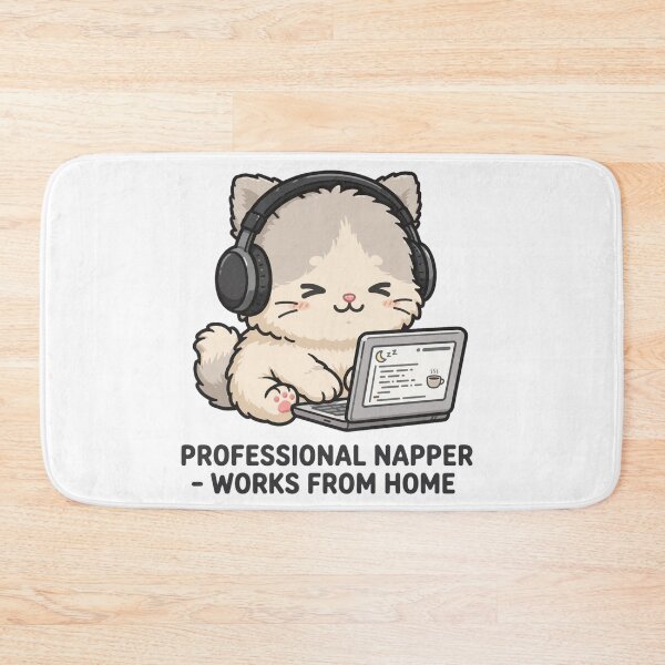 Item preview, Professional Napper - Works From Home designed and sold by GeeklyShirts.