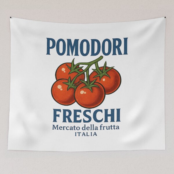 Item preview, Vintage Italian Tomato Poster Pomodori Freschi Kitchen designed and sold by CF_VintageDesign.