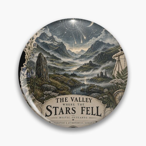Item preview, Valley Where the Stars Fell Mystic Emblem designed and sold by karudondesigns.