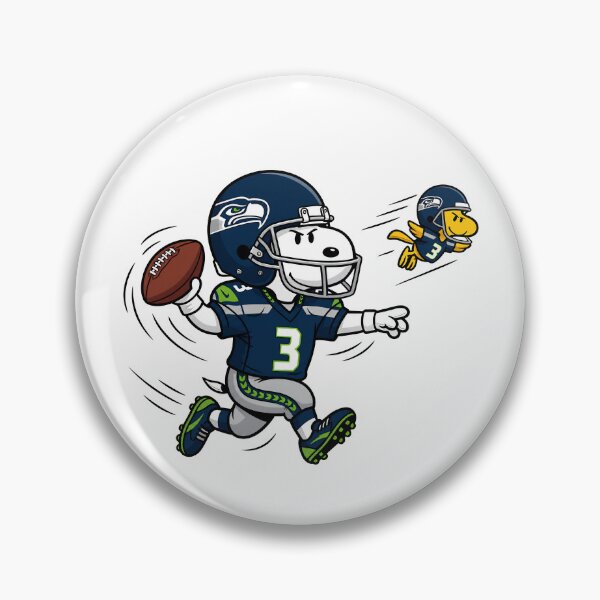 Item preview, Snoopy & Woodstock Seattle Seahawks Football Retro F128 designed and sold by GLUVY-THEME.