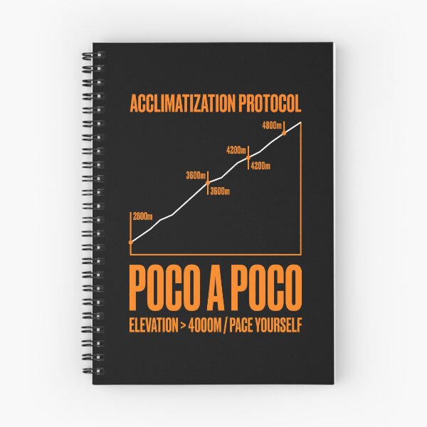 Item preview, Acclimatization Protocol Poco A Poco Elevation Sign designed and sold by SplashTastic.