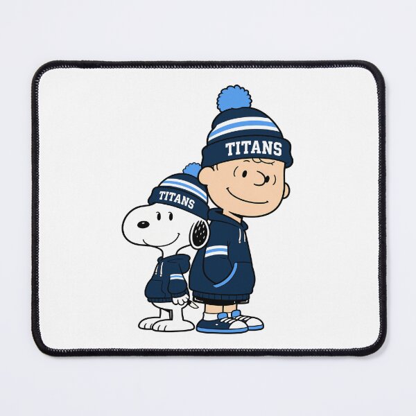 Item preview, Charlie Brown & Snoopy Tennessee Titans Football Retro F129 designed and sold by GLUVY-THEME.