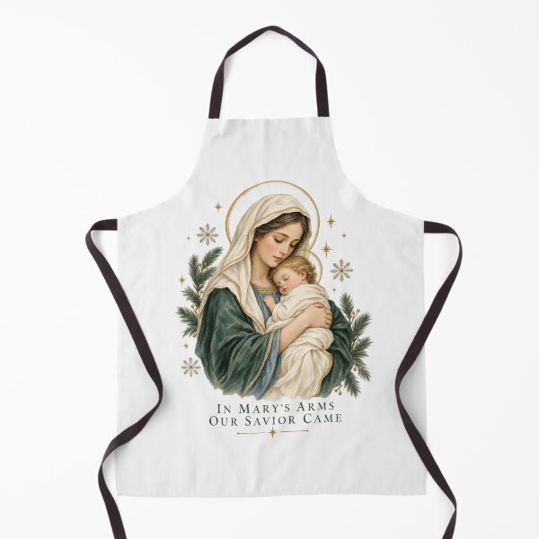 Item preview, In Mary’s Arms Our Savior Came Jesus Christmas Faith designed and sold by PhylonBoxx.