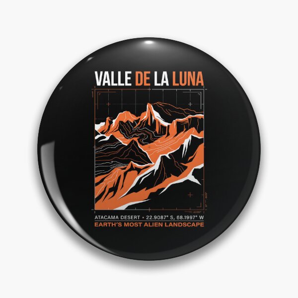 Item preview, Valle De La Luna Atacama Desert Alien Landscape designed and sold by SplashTastic.
