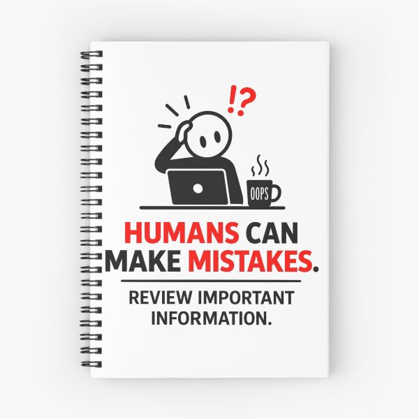 Item preview, Oops! – Human. Flawed. Capable of learning. designed and sold by Eric Nagel.