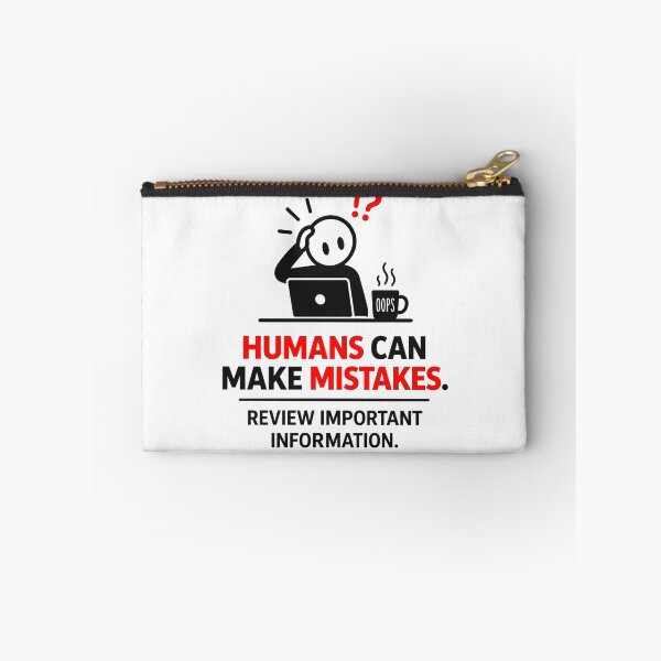 Item preview, Oops! – Human. Flawed. Capable of learning. designed and sold by Eric Nagel.