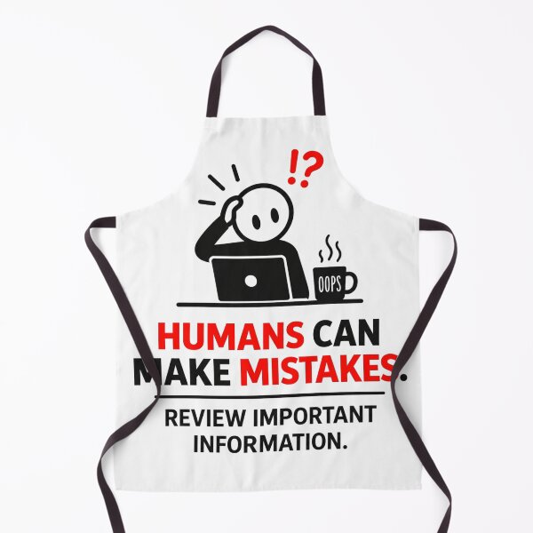 Item preview, Oops! – Human. Flawed. Capable of learning. designed and sold by Eric Nagel.