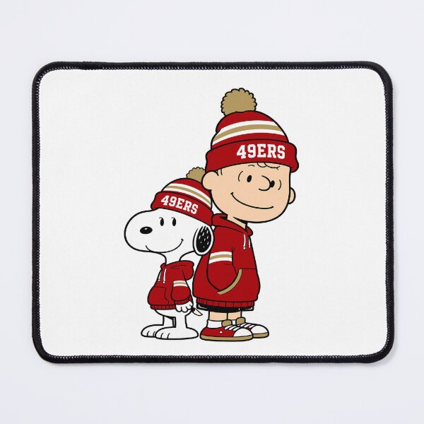 Item preview, Charlie Brown & Snoopy San Francisco 49ers Football Retro F132 designed and sold by GLUVY-THEME.