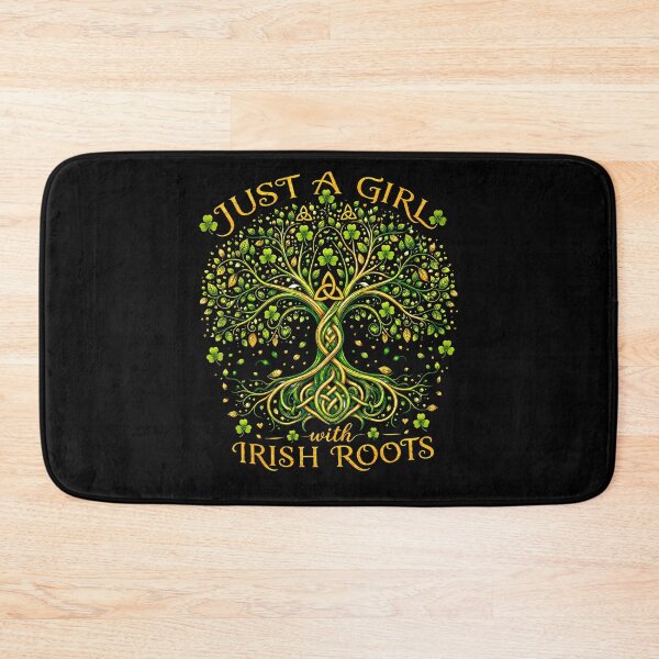 Item preview, Just A Girl With Irish Roots Celtic Tree Of Life Heritage designed and sold by TysonLangosh.