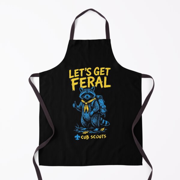 Item preview, Let's Get Feral Hiking Cub Scout Racoon Scouting America designed and sold by TysonLangosh.