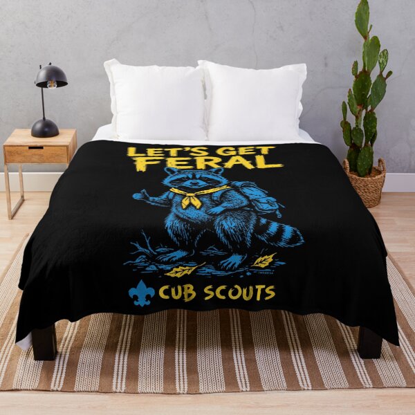 Item preview, Let's Get Feral Hiking Cub Scout Racoon Scouting America designed and sold by TysonLangosh.