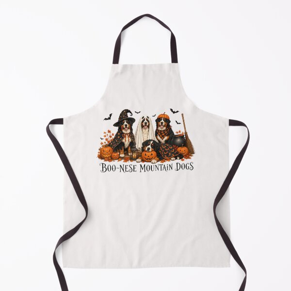 Item preview, Boo-Nese Mountain Dogs Bernese Halloween Pumpkin designed and sold by TysonLangosh.