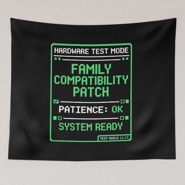 Item preview, Hardware Test Mode Family Compatibility Patch Pixel designed and sold by SplashTastic.