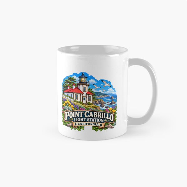 Item preview, Point Cabrillo Light Station, California Mendocino Coast designed and sold by Myra365Art.