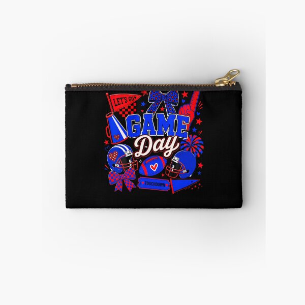 Item preview, Game Day Football Season Blue  Red Cheer designed and sold by TysonLangosh.