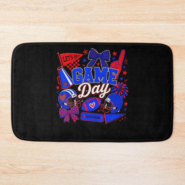 Item preview, Game Day Football Season Blue  Red Cheer designed and sold by TysonLangosh.