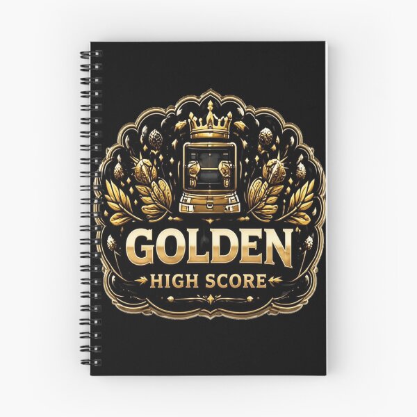 Item preview, Golden High Score Premium Vintage Gaming Badge designed and sold by FABIOLA1970.