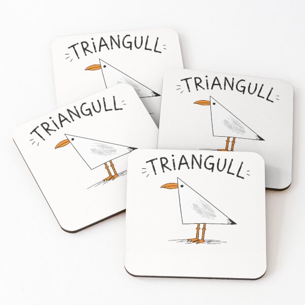 Item preview, Triangull Triangle Seagull Bird Pun Humor designed and sold by TysonLangosh.