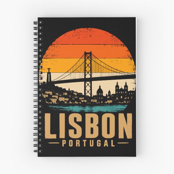 Item preview, Lisbon Portugal Skyline Retro Sunset designed and sold by Travelpeak.