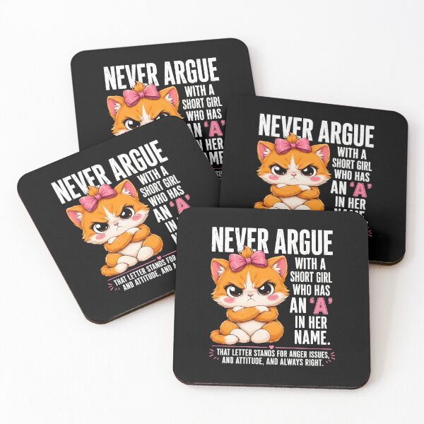 Item preview, Funny Cat Name 'A' Anger Issues Attitude Sarcasm designed and sold by SoyLamderma.