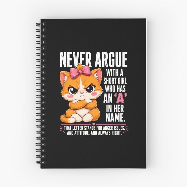 Item preview, Funny Cat Name 'A' Anger Issues Attitude Sarcasm designed and sold by SoyLamderma.