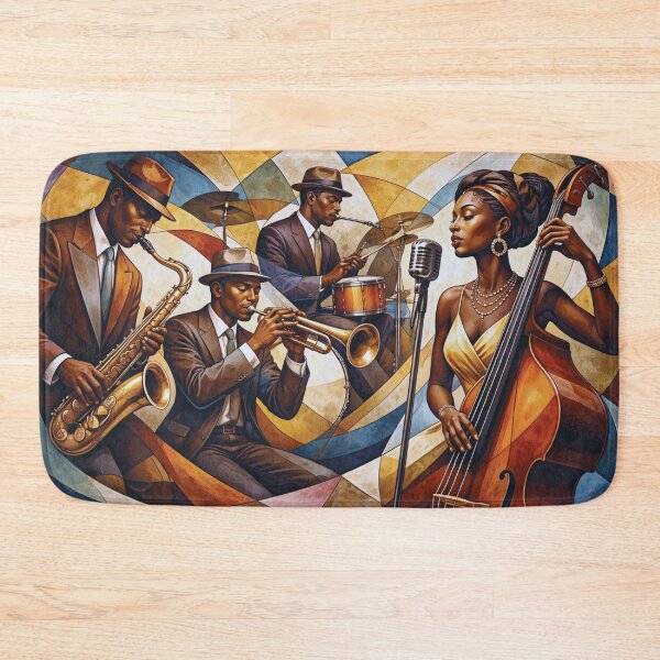 Item preview, Jazz band painting - Live Music and Swing designed and sold by GalleryKauffeld.