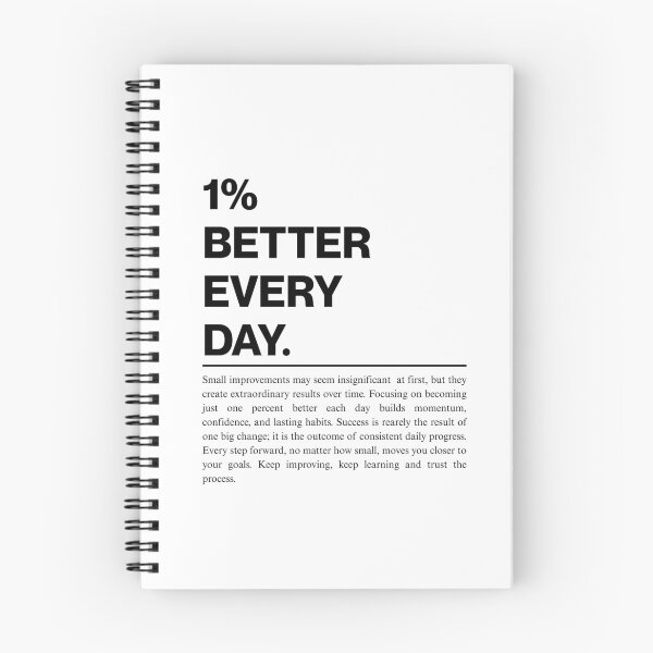 Item preview, Motivational 1% Better Everyday designed and sold by Guleniza.