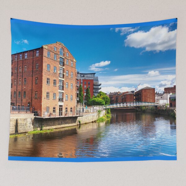 Item preview, Leeds River Aire and David Oluwale Bridge designed and sold by Alisonchambers2.
