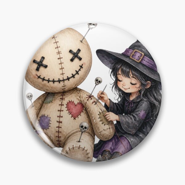 Item preview, Cute Little Witch Stitching Giant Voodoo Doll designed and sold by takeng07.