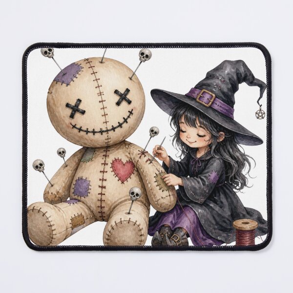 Item preview, Cute Little Witch Stitching Giant Voodoo Doll designed and sold by takeng07.