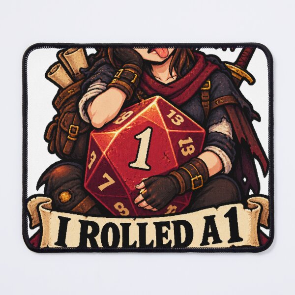 Item preview, I Rolled a 1 on Adulting – Fantasy RPG Meme designed and sold by MysticMemes.