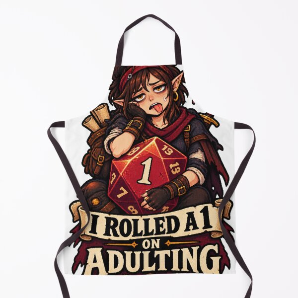 Item preview, I Rolled a 1 on Adulting – Fantasy RPG Meme designed and sold by MysticMemes.