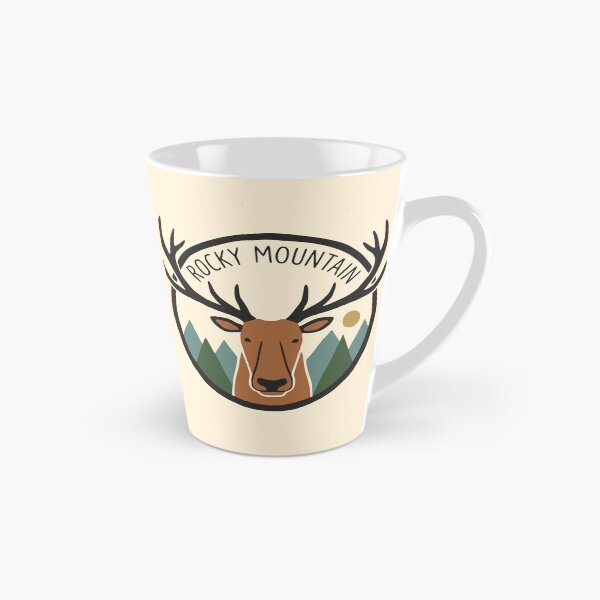Item preview, Rocky Mountain Elk Retro Badge designed and sold by Travelpeak.