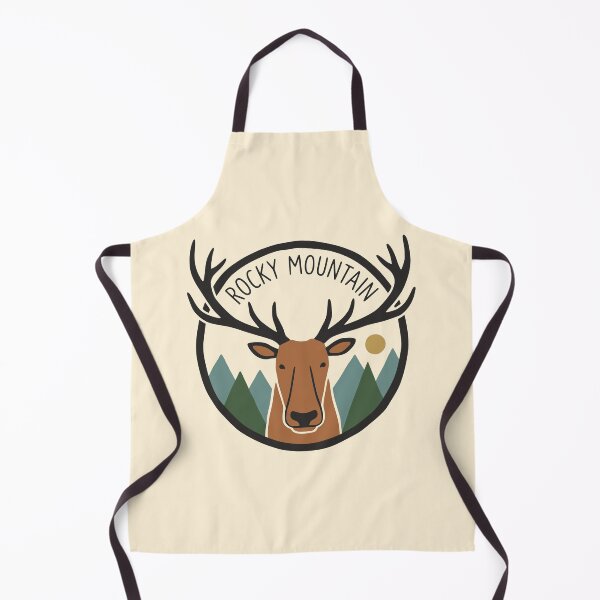 Item preview, Rocky Mountain Elk Retro Badge designed and sold by Travelpeak.