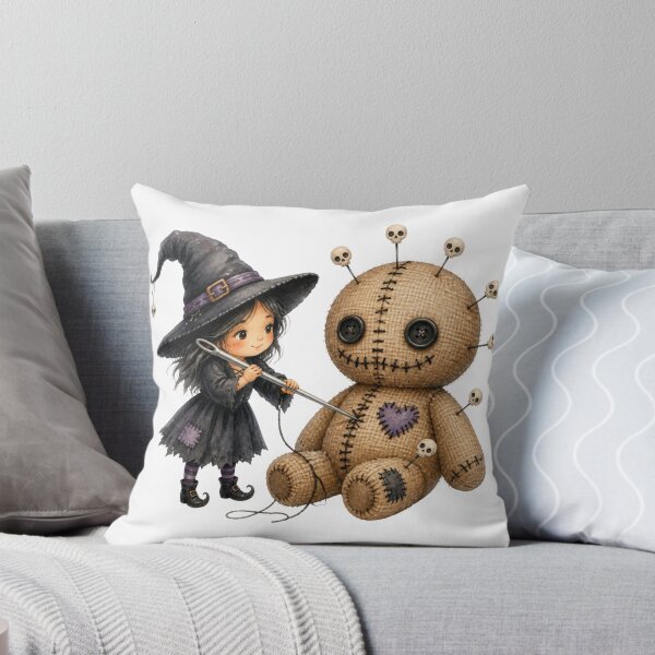 Item preview, Cute Little Witch Big Needle Voodoo Doll designed and sold by takeng07.