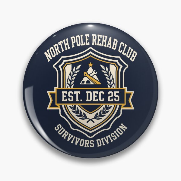 Item preview, North Pole Rehab Club Survivors Division Crest designed and sold by SplashTastic.